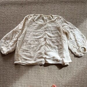 Max Studio cream top